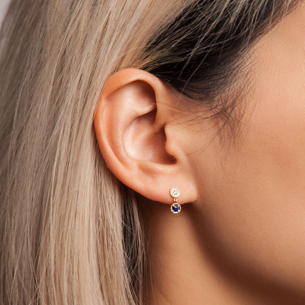 sapphire earrings