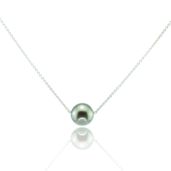 black tahitian south sea pearl necklace