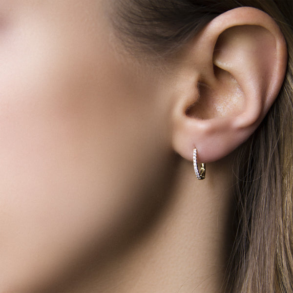 mini loop earrings set